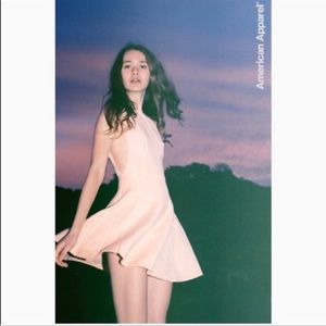 American apparel coral dress- size small!